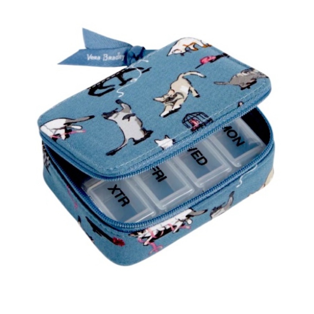 Vera Bradley Travel Pill Case NWT
